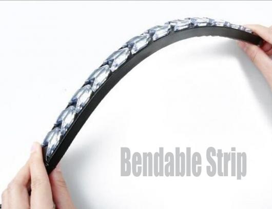  2 ˥С ʥߥå ǥ ˥ 饤 ե 󥷥ʥ ɿ COB ե LED ǥ DRL  ۥ磻 6LED 180mm֥å 6LED 180mm AL-EE-0823 AL