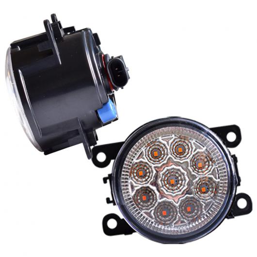  1ڥ 12V DRL ե  饤 9W LED Ŭ: Ρ 󥰡 롼 2007-2009 ե饤 ⵱ ե  LED 9 饤 ۥ磻ȡLED 9 饤  AL-EE-3818 AL