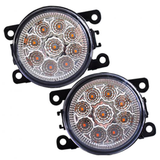   12V ե饤 DRL LED Х H11 H8 å Ŭ: Ρ 쥪 HY  ե ξ 2008-2015 LED 9 饤 ۥ磻ȡLED 9 饤  AL-EE-3834 AL