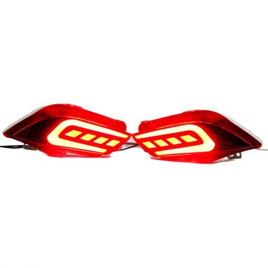  Ŭ: ȥ西  2017 ꥢ Хѡ  DRL LED ơ 饤 ֥졼 󥷥ʥ ե쥯 С 2ԡ AL-FF-1156 AL