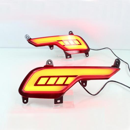  2ԡ LED DRL ǥ饤 󥷥ʥ ꥢ Хѡ 饤 ֥졼 ȿ Ŭ: ҥ IX45 󥿥ե 2016 2017 3ե󥯥 AL-FF-1333 AL