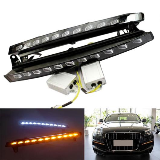    ʥ 饤 DRL ɿ 12V LED ǥ ˥ ե Х Ŭ: ǥ Q7 2006 2007 2008 2009 AL-FF-1732 AL