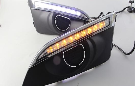  Ŭ: ܥ졼/CHEVROLET ٥ 2011-2013 LED DRL   ե  ǥ˥󥰥饤 AL-HH-0638 AL