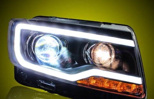  إåɥ饤 Ŭ: /JEEP ѥ 11-15 LED إåɥ ǥ˥󥰥饤 DRL ХΥ HID 4300K8000K 35W55W AL-HH-0025