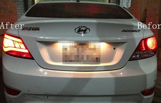  ơ饤 Ŭ: ҥ//HYUNDAI  LED 2010-2013 ơ  ꥢ DRL + ֥졼 ѡ ʥ å AL-HH-0294