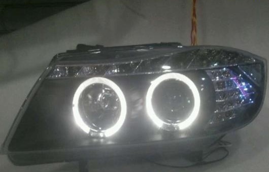  Ŭ: BMW/ӡ֥塼 E90 إåɥ饤 2007-2011 LED DRL BI Υ  ϥ  ӡ ѡ HID ե 4300K8000K 35W55W AL-HH-0350