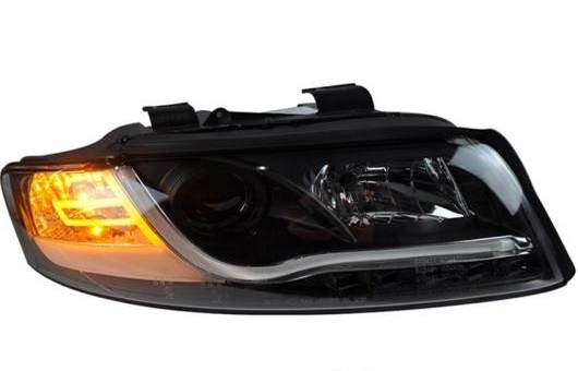  Ŭ: ǥ/AUDI A4 إåɥ饤 2003--2004 LED DRL  ֥ ӡ H7 HID Υ BI 4300K8000K 35W55W AL-HH-0373