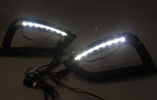  Ŭ: ҥ//HYUNDAI IX35 2014-2017 LED DRL ե  ǥ ˥   饤 35W ۥ磻 5500K AL-HH-0845
