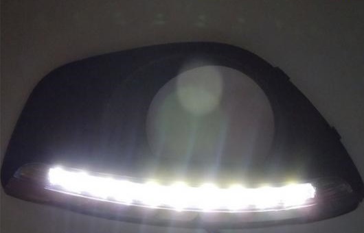  Ŭ: ҥ//HYUNDAI 󥿥ե 10-12 LED DRL ե  ǥ ˥   饤 35W ۥ磻 5500K AL-HH-0854