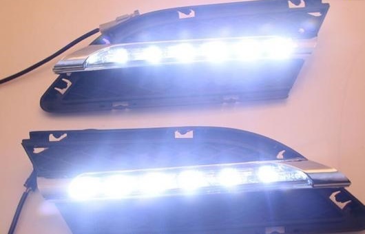  Ŭ: BMW/ӡ֥塼3 2011-2013 LED DRL ե  ǥ ˥   饤 35W ۥ磻 5500K AL-HH-0870