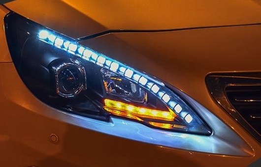  Ŭ: ץ硼/PEUGEOT 408 إåɥ饤 2015-2016 LED DRL BI Υ  ϥ  ӡ ѡ 4300K8000K 35W55W AL-HH-0987