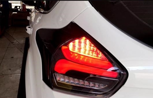  Ŭ: ե/FORD ե 2 ơ饤 2015-2018 LED ꥢ饤 ơ DRL + ֥졼 ѡ ʥ ȥå С 饤 ֥å AL-HH-1260