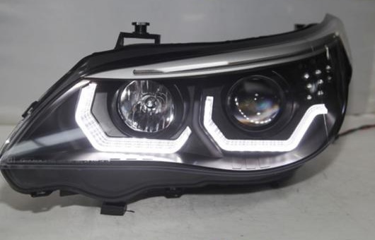 車部品 適用: BMW/ビーエムダブリュー E60 523I 525I 530I ヘッド ライト LED ストリップ 2007 2008 2009 2010 年 2003 2004 2005 DRL 6500K・6000K AL-HH-1290
