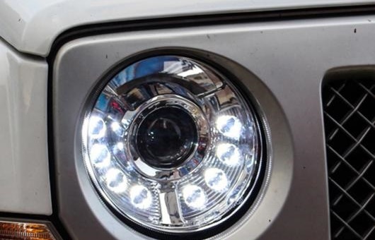  Ŭ: /JEEP ѥȥꥪå إåɥ饤 2010-2014 LED DRL BI Υ  ϥ  ӡ ѡ 4300K ۥ磻 8000K ۥ磻 ֥롼 35W55W AL-HH-1304