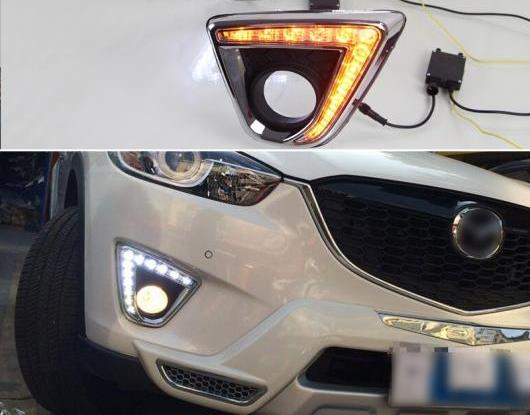  Ŭ: ޥĥ CX-5 CX 5 CX5 2012 2013 2014  塼˥ ʥ ǽ ɿ DRL 12V LED ǥ˥󥰥饤 AL-HH-1408