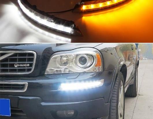  Ŭ: ܥ/VOLVO XC90 2007-2012 2013   ʥ 졼 ɿ ABS LED DRL 12V LED ǥ˥󥰥饤 ǥ饤 AL-HH-1487