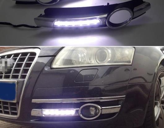  2ԡ Ŭ: ǥ/AUDI A6 C6 2005 2006 2007 2008 å ȥå ɿ ABS DRL  12V LED ǥ˥󥰥饤 ǥ饤 AL-HH-1522