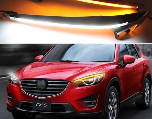  إåɥ饤 ֥   󥷥ʥ 졼 DRL LED ǥ˥󥰥饤 Ŭ: ޥĥ CX-5 CX5 2012-2014 2015 2016 AL-HH-1541