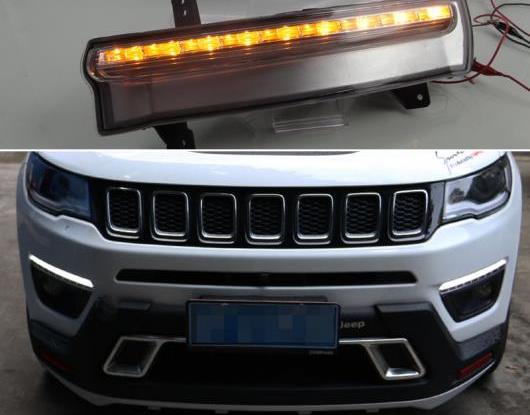  Ŭ: /JEEP ѥ 2016 2017 2018 2019 ʥߥå 󥷥ʥ ɿ DRL 12V LED ǥ˥󥰥饤 ե  AL-HH-1634
