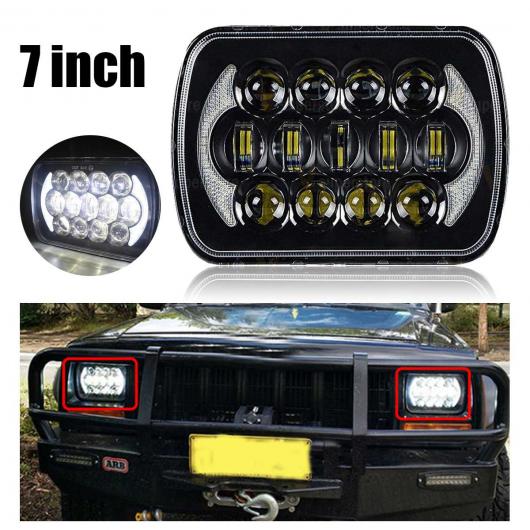  إåɥ饤 105W 7  Ĺ LED ץ إåɥ饤 å 6500LM Ŭ: /JEEP ȥå 󥰥顼 YJ /CHEROKEE XJ ȥ饯 AL-HH-1811
