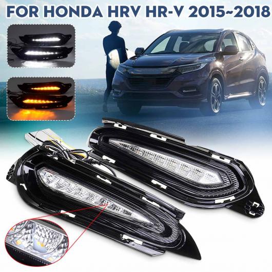  ڥ LED DRL ǥ ˥ 饤  Ŭ: ۥ HRV HR-V 2015-18 ۥ磻 饤 DRL  饤 󥷥ʥ 2ۡʤ AL-HH-1953