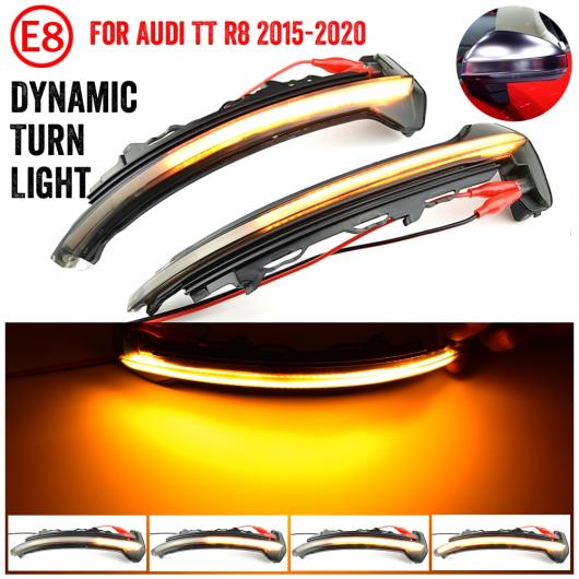  2ԡ Ŭ: ǥ/AUDI TT TTS TT RS MK3 8S 2015-2020 ǥ/AUDI R8 2016-2020 2ԡ ⡼ LED ʥߥå ߥ顼 󥫡 饤 󥷥ʥ AL-JJ-6540 AL