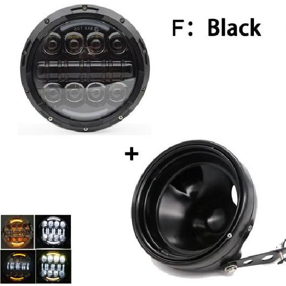Х 7 80W ɥå ȥХ إåɥ 󥸥  LED إåɥ饤 7  ϥ إåɥ饤 ֥饱å 1å 80W ֥å AL-KK-2649 AL