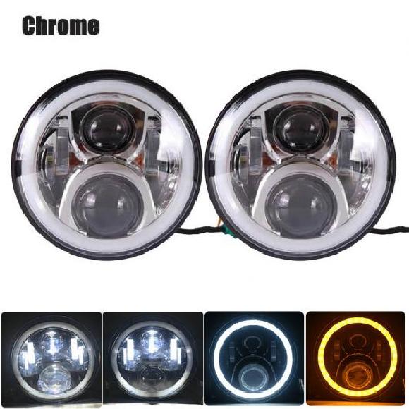 Х 2ԡ 7 LED إåɥ饤 饦 7 إåɥ饤 ۥ磻 󥸥  LED إåɥ饤 60-75W ϥ/ 6000K 2ԡ إåɥ饤 AL-KK-2834 AL