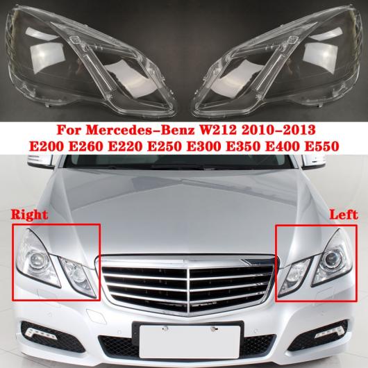 車用ライト ヘッドライト カバー 適用: メルセデス・ベンツ Eクラス W212 E200 E260 E300 E350 E400 E500 E550 2010-2013 オート シェル ヘッドランプ ランプシェード 左右 AL-MM-4147 AL