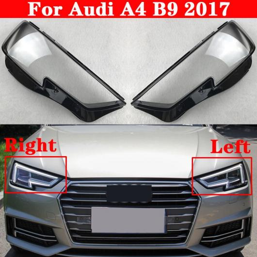 車用ライト 適用: アウディ/AUDI A4 B9 2017 フロント ヘッドライト カバー オート ヘッドランプ ランプシェード ランプカバー ヘッド ランプ ライト カバー ガラス レンズ シェル キャップ 左・右 AL-MM-4235 AL