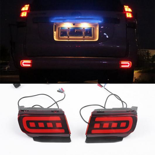 車用ライト リア バンパー LED テールライト 3 ファンクション レーキ ライト ターンシグナルランプ ドライビング ランプ 適用: トヨタ ランドクルーザー プラド 150 2018 2019 AL-MM-4843 AL