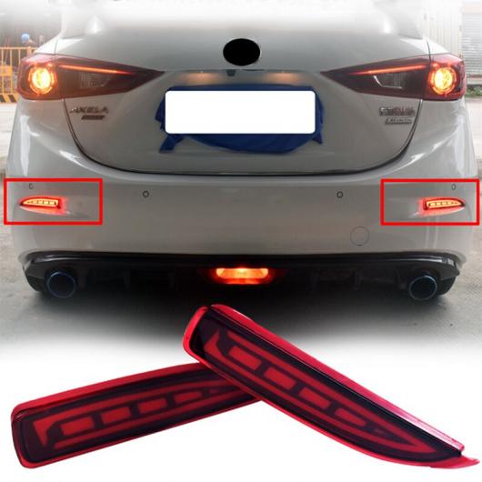 車用ライト 2ピース LED リア テール ランプ ブレーキ ライト リア バンパー ウインカー ライト 装飾 ランプ 適用: MAZDA6 MAZDA6 アテンザ 2019 2020 AL-MM-4867 AL