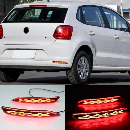 ѥ饤 2ԡ LED ե쥯  ꥢ ե  Хѡ 饤 ֥졼 󥫡 饤 Ŭ: ե륯/VOLKSWAGEN VW ݥ 2014 2015 2016 2017 2018 AL-MM-4874 AL