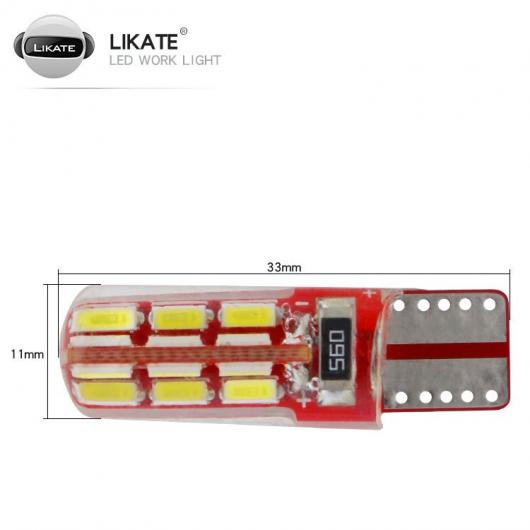ѥ饤 2ԡ T10 W5W 194 24SMD 4014 LED ơ Х ֥졼 饤 С  ǥ ˥ ʥ 饤 AL-MM-5553 AL