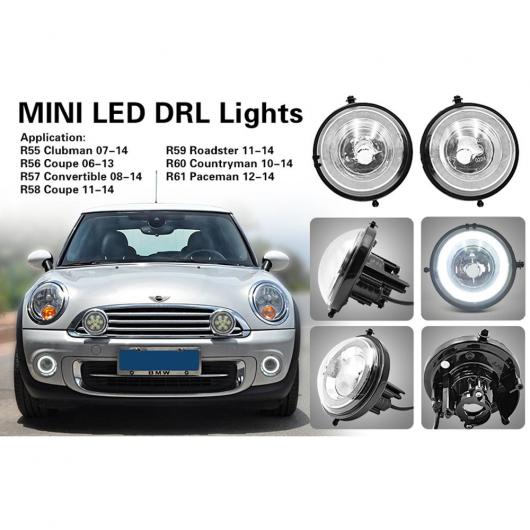 ѥ饤 ۥ磻 LED HALO  DRL ǥ ˥ 饤 Ŭ: ߥ ѡ S R56 R57 R58 R60 AL-MM-5577 AL