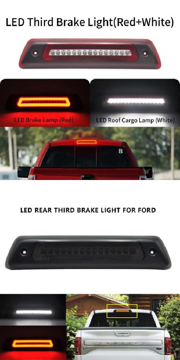 ѥ饤 å/⡼  ϥ 3rd LED ֥졼 饤 Ŭ: ե/FORD F150 2009-2014 ۥ磻 LED 롼  饤ȡå ֥졼 饤 å ۥ磻ȡ⡼ AL-MM-5676 AL