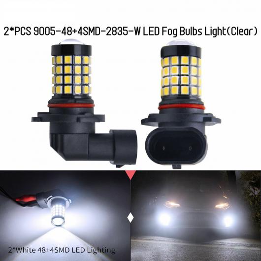 ѥ饤 2ԡ 9005-48+4SMD-2835-W LED Х ե 10-30V  ꥢ  AL-MM-5694 AL