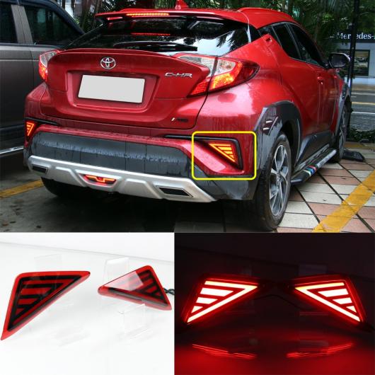 ѥ饤 2in1 LED ꥢ Хѡ ե쥯 饤 Ŭ: ȥ西 CHR 2017-2019 3D LED 饤ȥС ɥ饤ӥ 饤ȡå ֥졼 饤 AL-MM-5791 AL