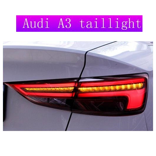 ѥ饤 Ŭ: ǥ/AUDI A3 2013-2019 åץ졼 ơ饤 LED ե饤 ꥢ  DRL ֥졼 + ѡ + ʥ 35W AL-MM-8348 AL
