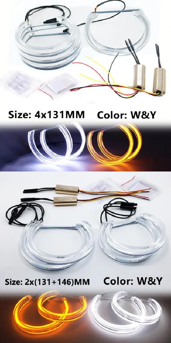 ѥ饤 󥸥륢 LED HALO ꥹ DTM  3D DRL ۥ磻  饤 Ŭ: BMW E36 E38 E39 E46 M3 E90 E91 إåɥ饤 ꡼ 塼˥ 4131 1312 1462  AL-MM-8356 AL