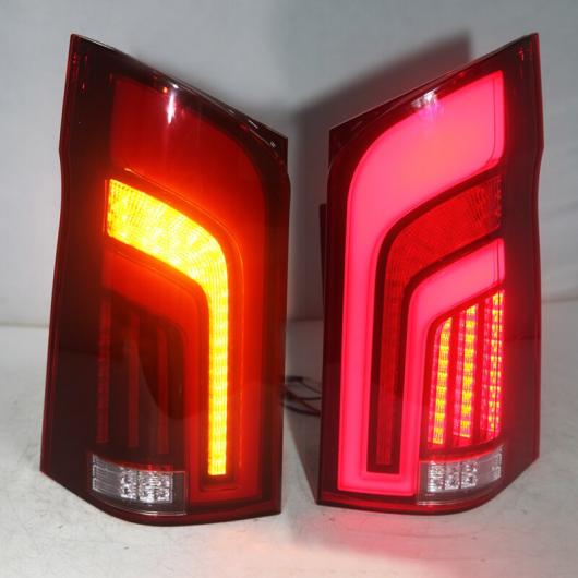 車用ライト フル LED ストリップ リア ライト 2016-2019 ビアノ LED テール ランプ レッド 適用: メルセデス・ベンツ ヴィト AL-MM-8372 AL