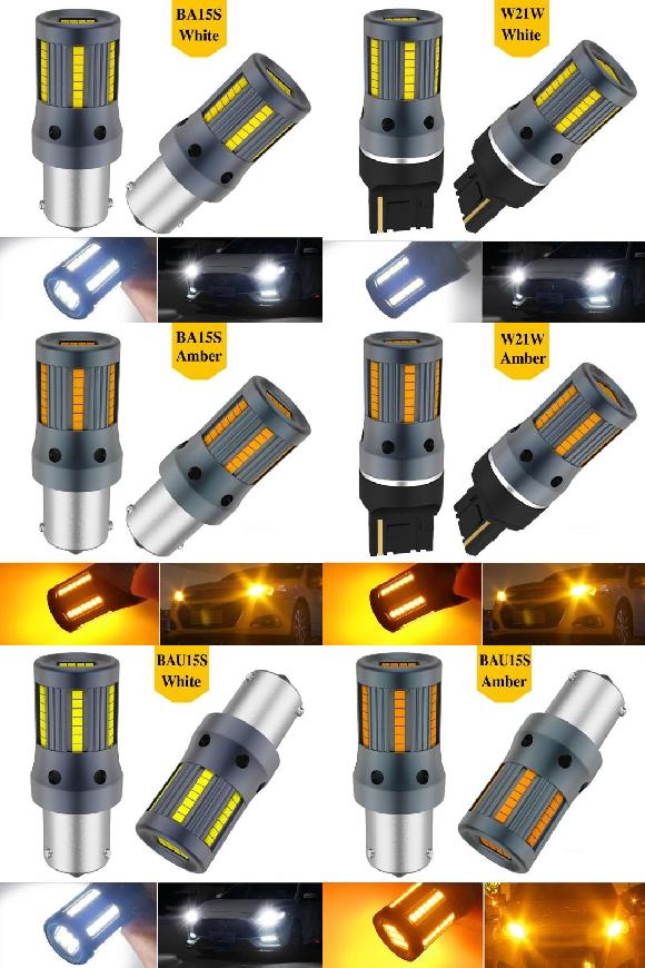 ѥ饤 2ԡ 顼ʤ W21W 7440 T20 BAU15S BA15S PY21W LED 󥷥ʥ饤 Ŭ: BMW ǥ/AUDI ܥ/VOLVO ȥ西 Х ץ硼/PEUGEOT   顼/LADA BA15S P21W ۥ磻ȡBAU15S PY21W С AL-MM-8484 AL