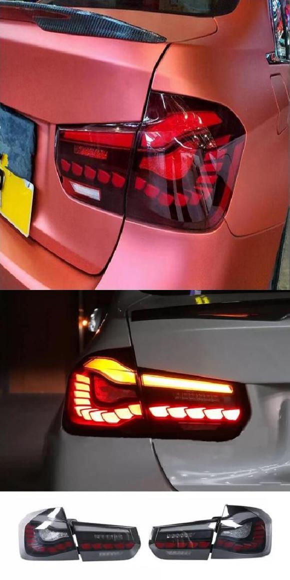 ѥ饤 Ŭ: BMW F30 F35 3꡼ ơ饤 2012-2018 ꥢ 饤 DRL + 󥫡 + ֥졼 + С LED ơ   2 åɡ 2 ֥å AL-MM-8616 AL
