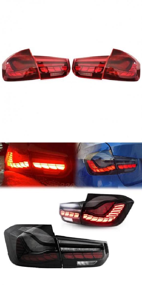 ѥ饤 Ŭ: BMW F30 F35 3꡼ ơ饤 2012-2018 ꥢ 饤 DRL + 󥫡 + ֥졼 + С LED ơ   1 åɡ 1 ֥å AL-MM-8616 AL