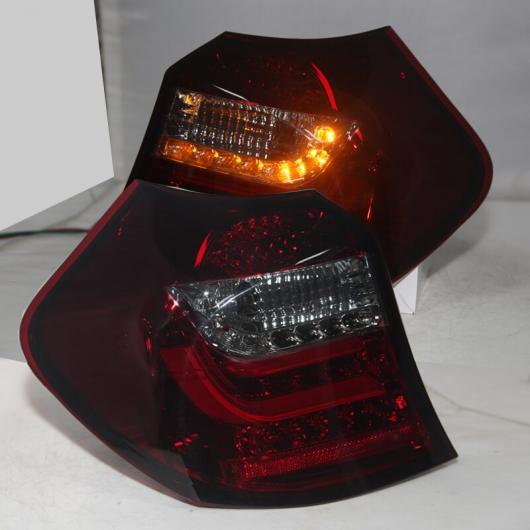 車用ライト 適用: BMW E87 LED エンジェルアイ リア ランプ 2006 2011 ダーク レッド SN AL-MM-8660 AL