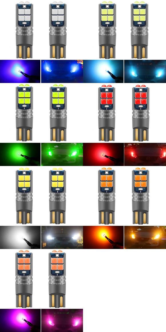 ѥ饤 2ԡ W5W T10 CAN-BUS 3030 LED ƥꥢ 饤 Ŭ: BMW E34 E46 E39 E90 E36 F30 F10 E30 M F20 X3 E87 E70 E92 X1 ѡ  ֥롼ѡץ AL-MM-8759 AL