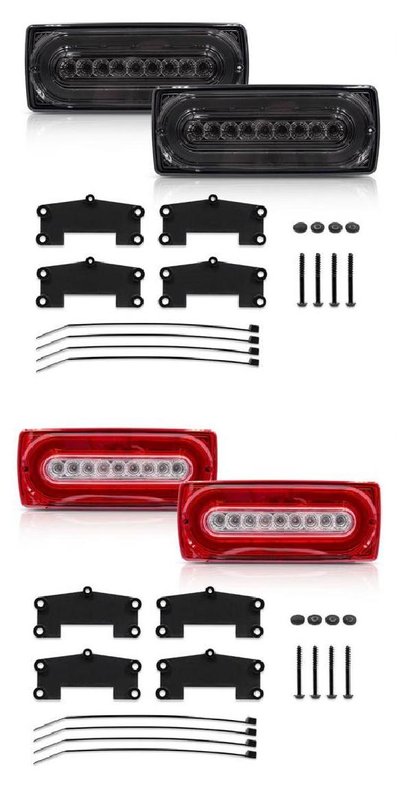 ѥ饤 Ŭ: 륻ǥ٥ W463 G饹 G500 G550 G55 AMG 1990-2018 ⡼ LED 3D ꥢ ˥ ֥졼 󥫡 ơ饤 å  ⡼ꥢ AL-NN-5313 AL