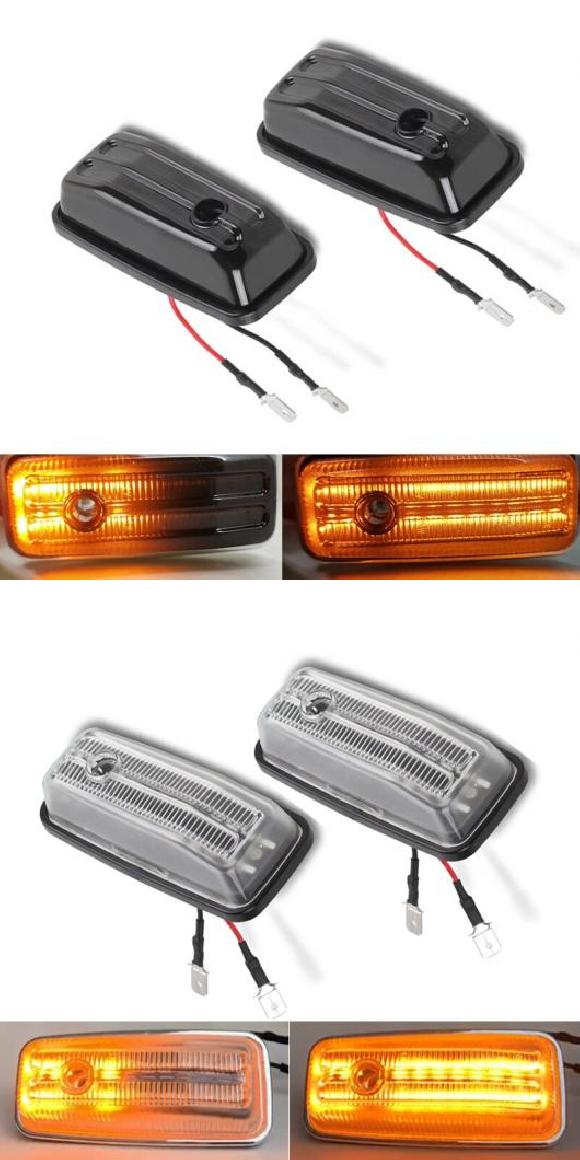 ѥ饤 2ԡ ʥߥå LED 󥷥ʥ 󥸥 ԡ  12V  ޡ 饤 Ŭ: ٥ W461 W463 G饹 G500 G550 G55 G63 G65 ʥߥå ֥åʥߥå ۥ磻 AL-NN-5929 AL