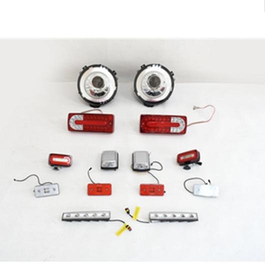 車用ライト G クラス ランプ 適用: W463 G65 G63 G550 G500 G350 LED ライト 適用: G ワゴン ヘッドライト テール ライト チューニング ライト バンパー ライト AL-NN-6290 AL