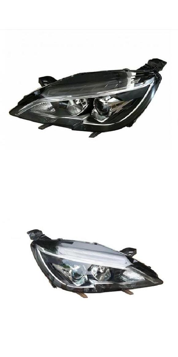 車用ライト 1ピース バンパー ヘッド ライト PEUGO 308 ヘッドライト 2016-2020 LED DRL ヘッドランプ デイタイム 1ピース 左側・1ピース 右側 PEUGOT 308 2012-2015 ワイヤー AL-OO-0105 AL